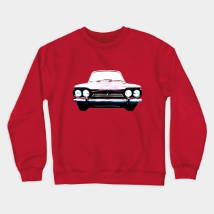 Singer Chamois 1960s British classic car monoblock white Crewneck Sweatshirt